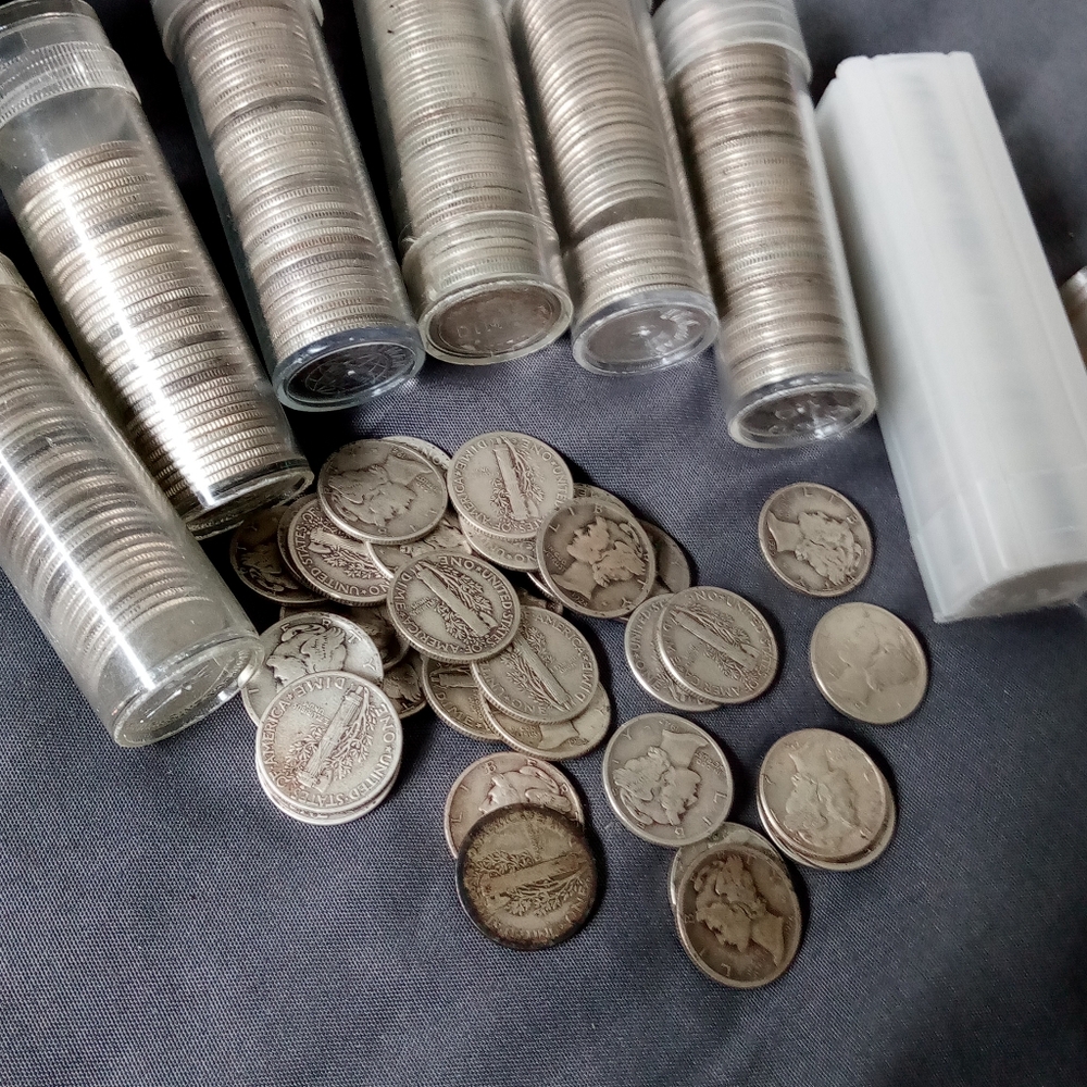 Collection of Silver Coins 3 Dimes Lot